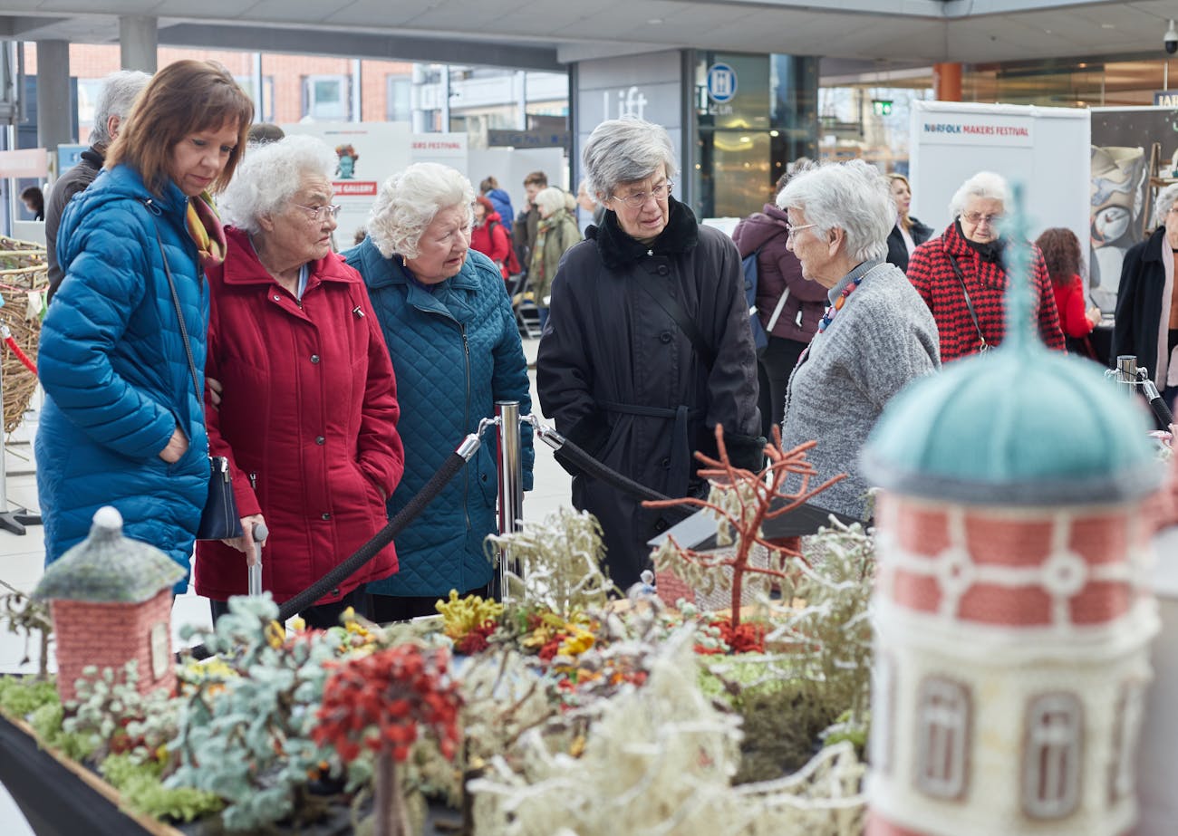 Chatting to people is one of Margaret's greatest pleasures.