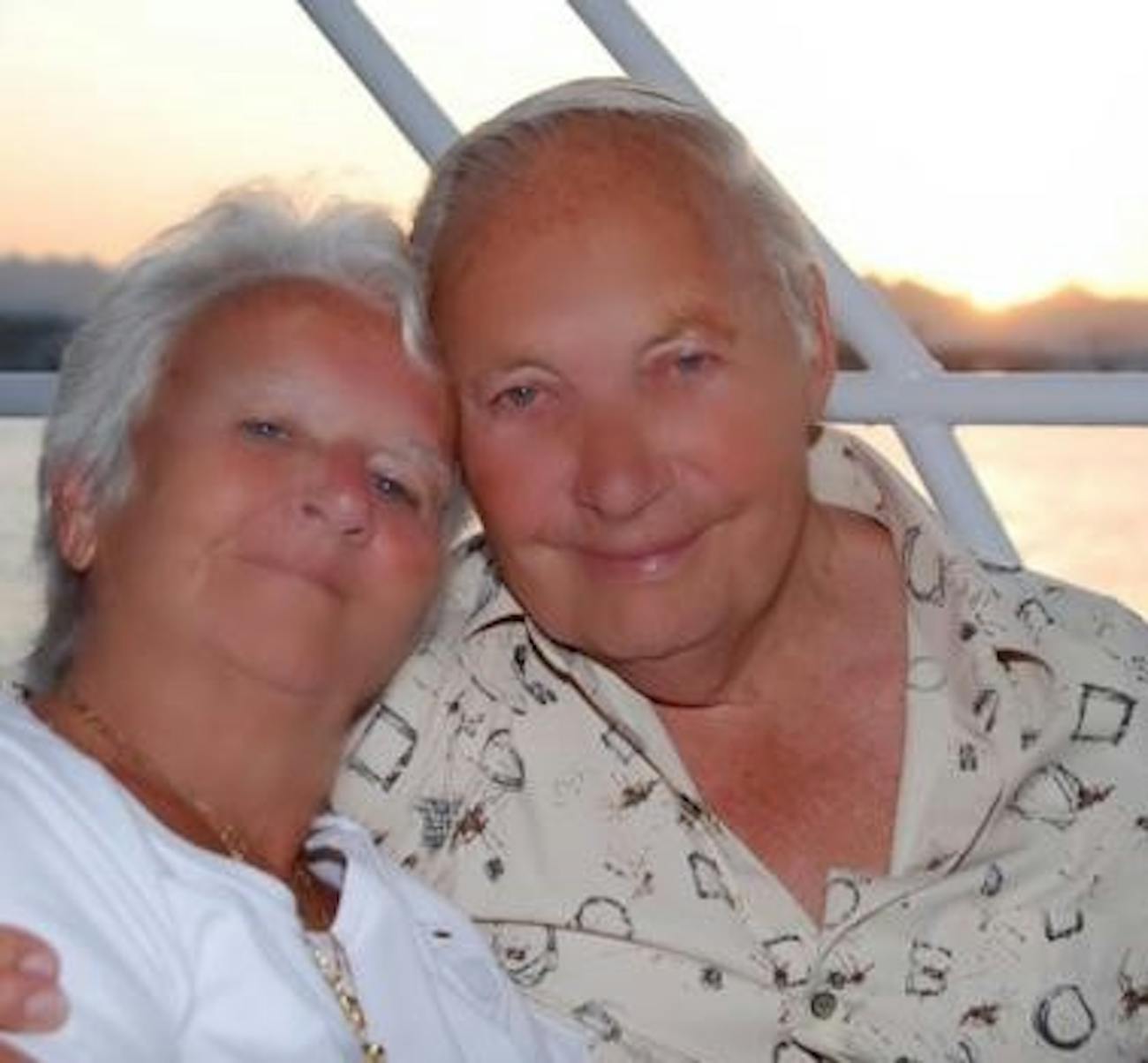 Margaret and her late husband, Fred.