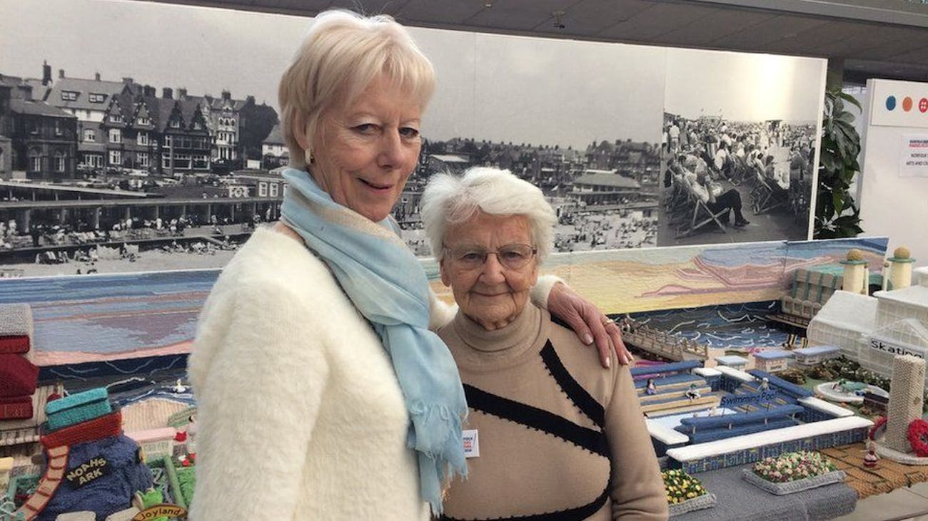 Tricia with her amazing mother. What an adventure!