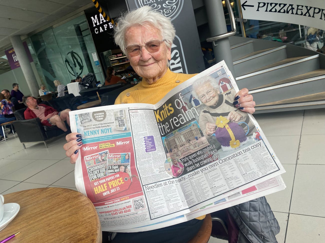 Great-great-grandmother is a centre page spread.