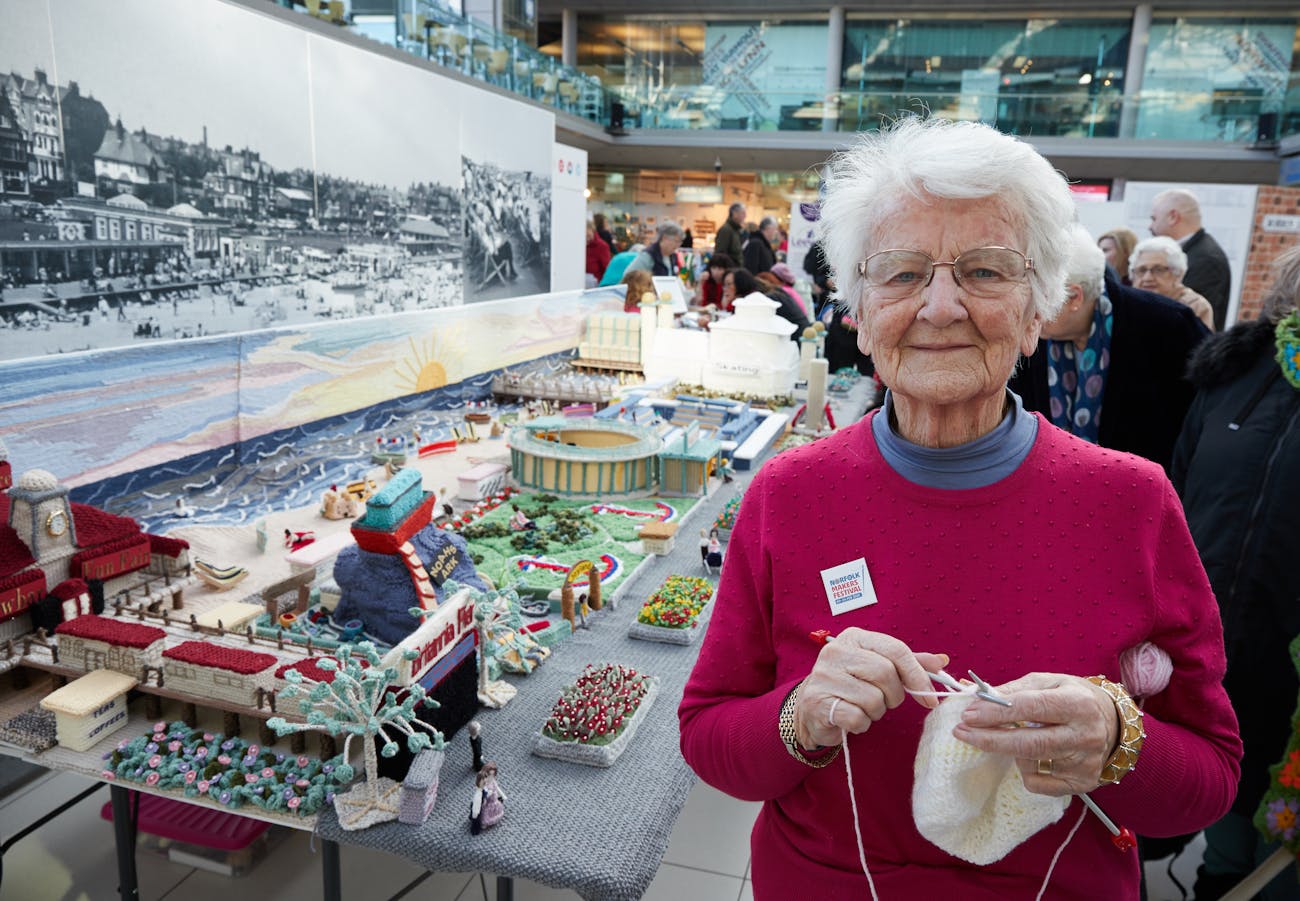 The Knitted Great Yarmouth brought back precious memories.